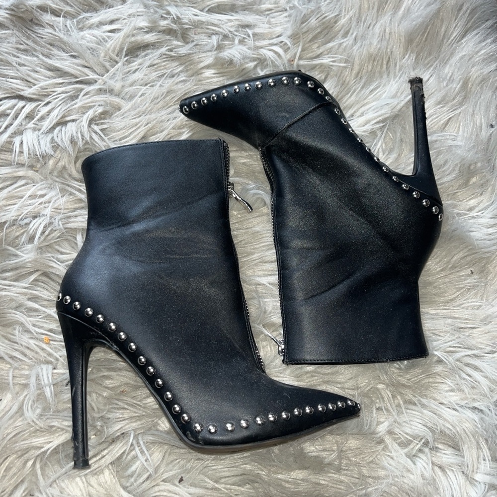 Black ankle boots